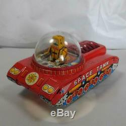 Japanese vintage Tin toy, SPACE TANK, 15 x 9 cm, Made by YOSHIYA