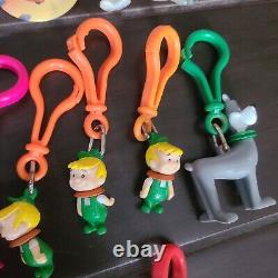 Jetsons Figures Toy Lot Vtg Board Game Funko Wobbler Bendems Key Chains Pins