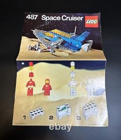 LEGO 487 Space Cruiser Amazing Condition Complete Set with Box Instructions 1979