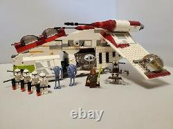 LEGO 7163 Star Wars Episode II Republic Gunship & Minifigures Jedi Bob