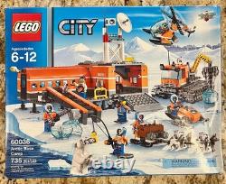 LEGO CITY Arctic 60036 Arctic Base Camp RETIRED Complete Set/Polar Bear/Dogs