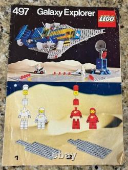 LEGO Classic Space Set 497 Galaxy Explorer withInstruction Manual Minifigures