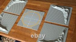 LEGO Lunar Baseplates Moon Crater Vintage 1980's Space 3947a