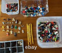 LEGO Minifigure Lot 100's/ Star Wars/City/Space/Western/Aqua/ 1980-90's Sets