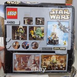 LEGO Star Wars 4480 Jabba's Palace Set Open Box with Jabba the Hutt Minifigure