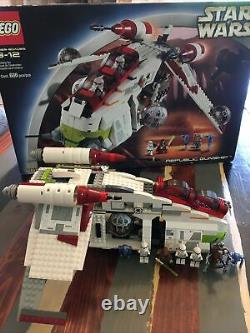 LEGO Star Wars Republic Gunship Set 7163 Episode II InComplete With Instructions