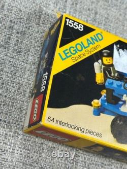 LEGO Vintage 1558 Mobile Command Trailer Classic Space 1986 SEALED NEW in BOX