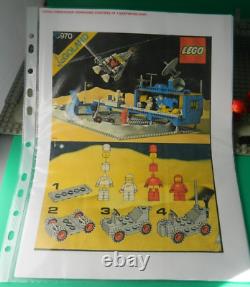 LEGO Vintage Classic Space 6970 Command Base Beta-1 instructions complete 2