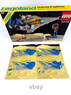 Lego # 497 Galaxy Explorer LegoLand Space Instructions, Box, Baseplate ONLY