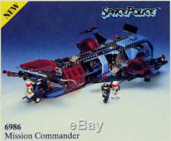 Lego 6986 Mission Commander 1989 Space Police / Blacktron Classic Vintage