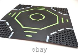 Lego Space Baseplate Lot 6 Vintage Blacktron Crater & Landing Pad Baseplates