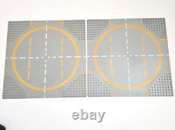 Lego Space Baseplate Lot 6 Vintage Blacktron Crater & Landing Pad Baseplates