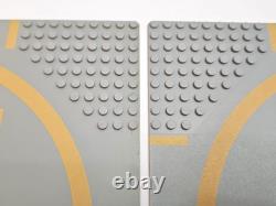 Lego Space Baseplate Lot 6 Vintage Blacktron Crater & Landing Pad Baseplates