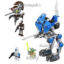 Lego Star War 75002 AT-RT Clone Walker with 501st Trooper Yoda Sniper & Droid NEW