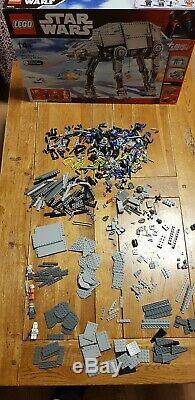 Lego Star Wars 10178 AT-AT, INCOMPLETE. Includes Minifigures and Box