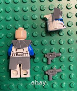 Lego Star Wars CAPTAIN REX Minifigure Clone Wars, Phase 1 withGrey Pistols sw0314