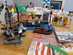 Lego Vintage Pirate 6267 Lagoon Lock-Up 6259broadsides brig and 6261raft raider