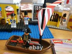 Lego Vintage Pirate 6267 Lagoon Lock-Up 6259broadsides brig and 6261raft raider