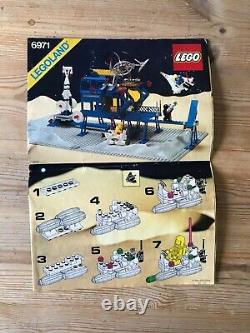 Lego Vintage Space 6971, Inter-galactic Command Base 100% Complete With Box