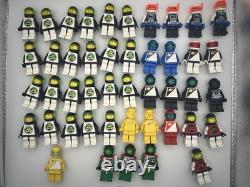 Lego Vintage Space Lot Of 45 Space Minifigures Rare
