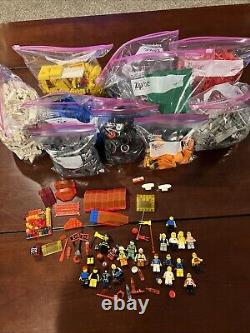 Lego Vintage translucent Space Parts + 20 Mini Figures Vintage +. 12+ Pounds