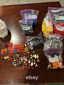 Lego Vintage translucent Space Parts + 20 Mini Figures Vintage +. 12+ Pounds