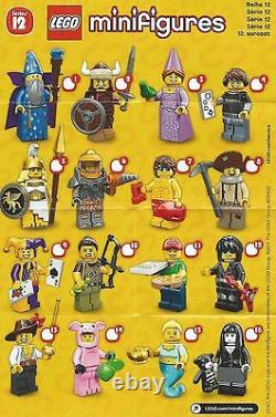 Lego minifigures series 12 (71007) complete unopened set x 16 new factory sealed