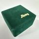 Limited Edition Vintage Brass Slinky in Frederick & Nelson Green Felt withGold box