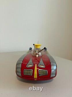 Litho Astronef Electrique Space Car/Rocket Ship Vintage Original Box