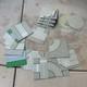 Lot Of 18 Vintage Lego Grey Lunar Space Base Plates 305 Set