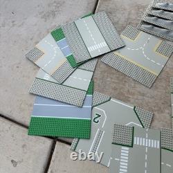 Lot Of 18 Vintage Lego Grey Lunar Space Base Plates 305 Set