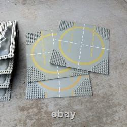 Lot Of 18 Vintage Lego Grey Lunar Space Base Plates 305 Set