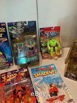 Lot Of 20 Vintage Action Figures Fantastic Four Spawn Lost In Space Germs
