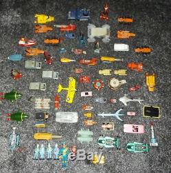 Lot Of 68 Vintage Thunderbirds Character & Space Toys, Miniatures, Carlton Etc