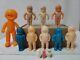 Lot Set Vintage Soviet Russian Plastic Toys Doll Cosmonaut Space Prickly USSR
