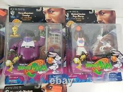 Lot of 7 Space Jam Playmates 1996 Vintage Action Figures NEW MJ MONSTARS WBTOYS