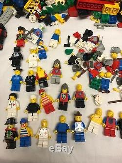 Lot of Vintage 80s Legos, Minifigures, Etc 7+ lbs. Many Different Themes