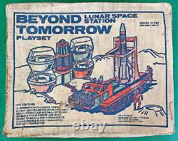 M. P. C. Vintage BEYOND TOMORROW Lunar Space Station Playset 1976 -overstuffed