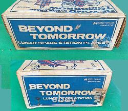 M. P. C. Vintage BEYOND TOMORROW Lunar Space Station Playset 1976 -overstuffed