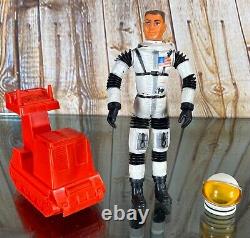 MAJOR MATT MASON Figure Man in Space with Cat Trac & Helmet 1966 Mattel Vintage