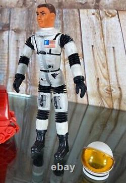 MAJOR MATT MASON Figure Man in Space with Cat Trac & Helmet 1966 Mattel Vintage