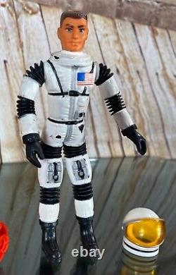 MAJOR MATT MASON Figure Man in Space with Cat Trac & Helmet 1966 Mattel Vintage