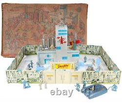 MARX REX MARS PLANET PATROL PLAYSET #7040 with BOX vintage toys figures space x1