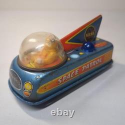 MASUDAYA Space Patrol NASA Tin Toy Friction Made In Japan Vintage Used