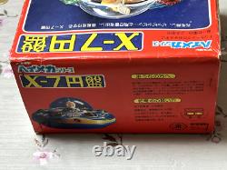 MASUDAYA TIN toy X-7 Space Ship Flying Saucer Made in Japan Vintage