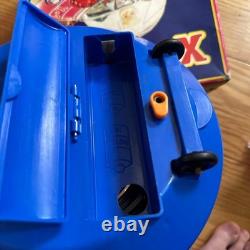 MASUDAYA X-7 SPACE SHIP Vintage Pink Japanese Tin Toy Unchecked Junk With Box