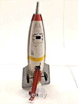 MASUYA SAM-A7 NIKE Space Rocket Vintage Tin Toy Friction Drive Litho Japan