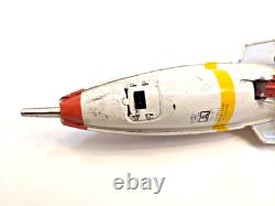 MASUYA SAM-A7 NIKE Space Rocket Vintage Tin Toy Friction Drive Litho Japan