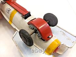 MASUYA SAM-A7 NIKE Space Rocket Vintage Tin Toy Friction Drive Litho Japan