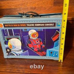MATTEL'S VTG Man in Space MAJ Matt Mason Talking CC Console-Needs Batt. See desc